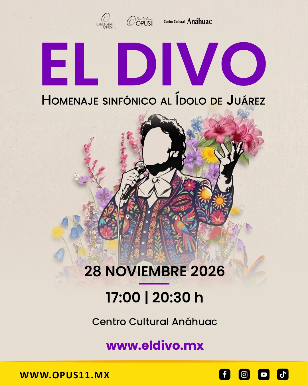 Cartel oficial de El Divo